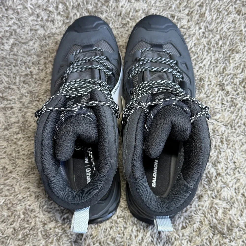 Salomon Quest 4 GTX Gore-Tex Hiking Boots Mens 10 Gray Waterproof Tactical NEW - Picture 5 of 11